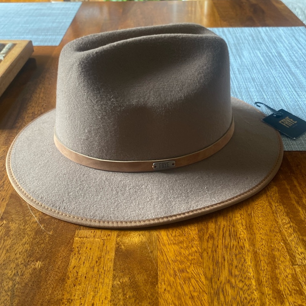 Frye Mens polyester hat #338 light brown
